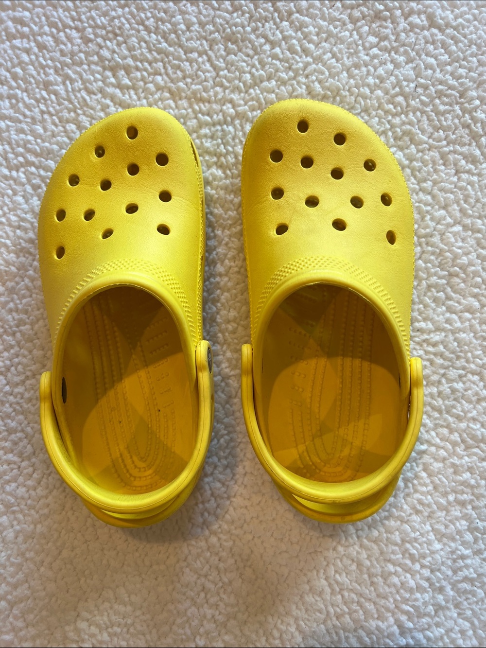 CROCS Classic Clog in Bright Yellow for Kids
